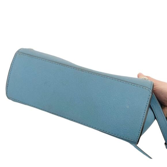 Michael Kors Light Blue Studded Crossbody Bag - Picture 3 of 8